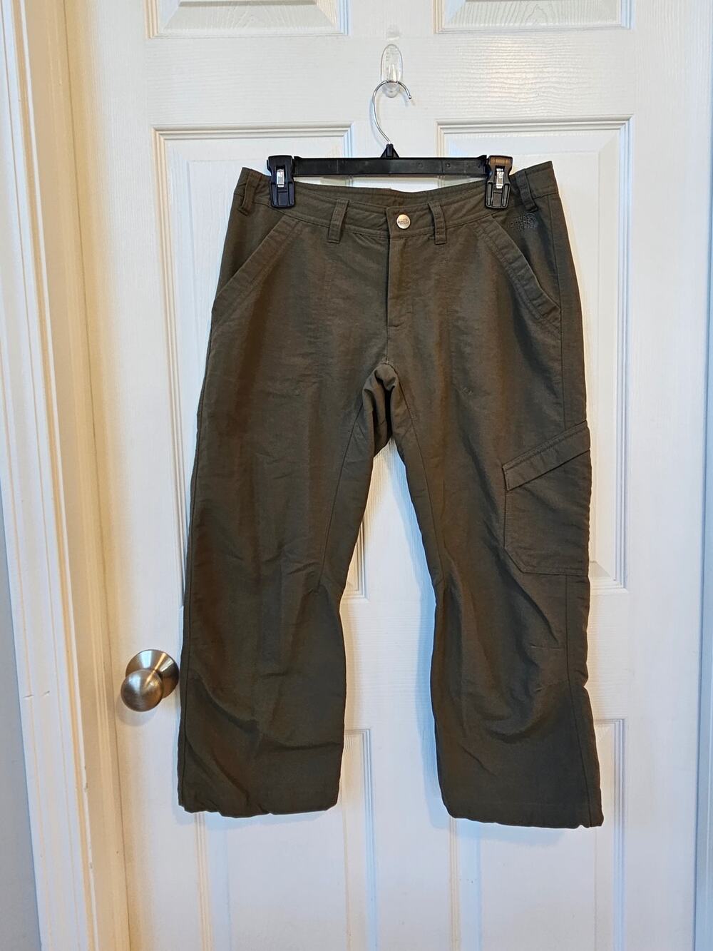 The North Face ARRA Pants Women’s 6 Olive Low Rise Y2K Cargo Hiking Ruched